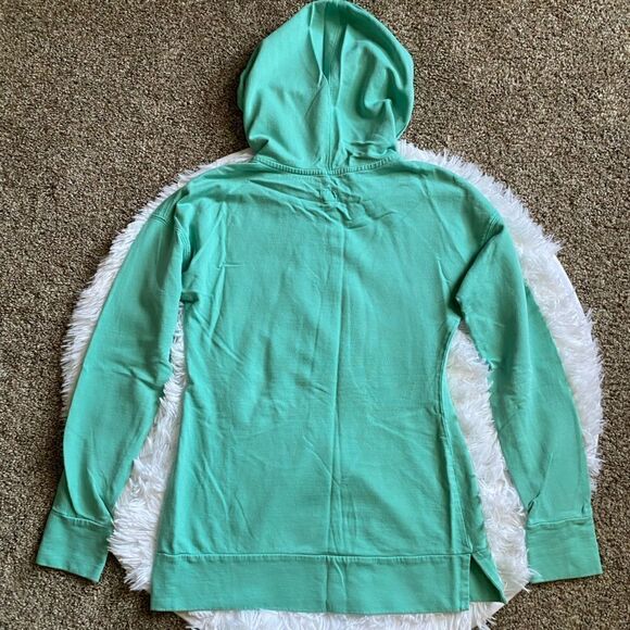 Toms X Target Lightweight Hooded Jacket Zipped Front Green Womens Size Small - Picture 2 of 9